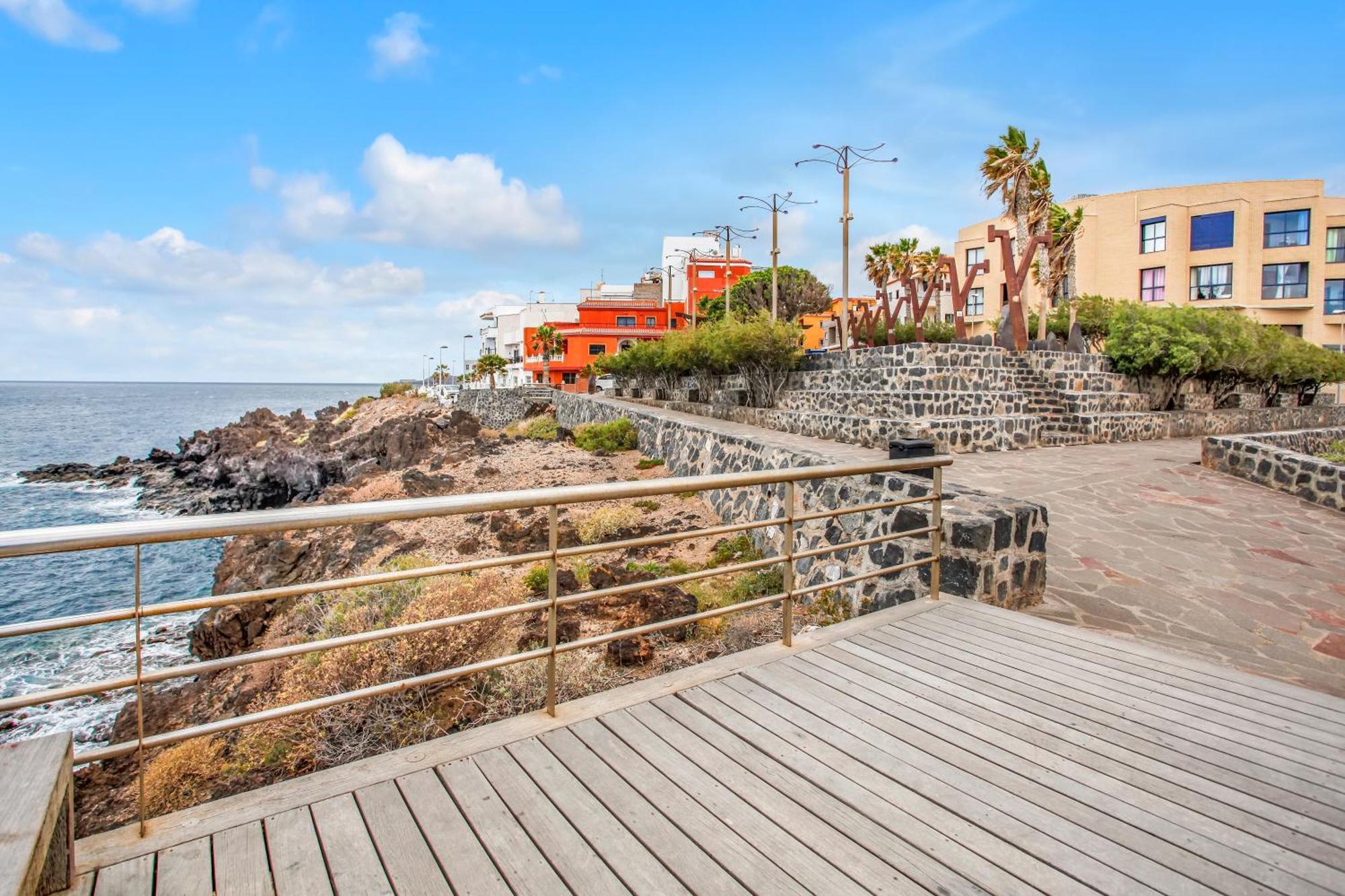 Ocean Blue, Next To The Ocean, Fast Wi-Fi Apartamento Los Abrigos Exterior foto